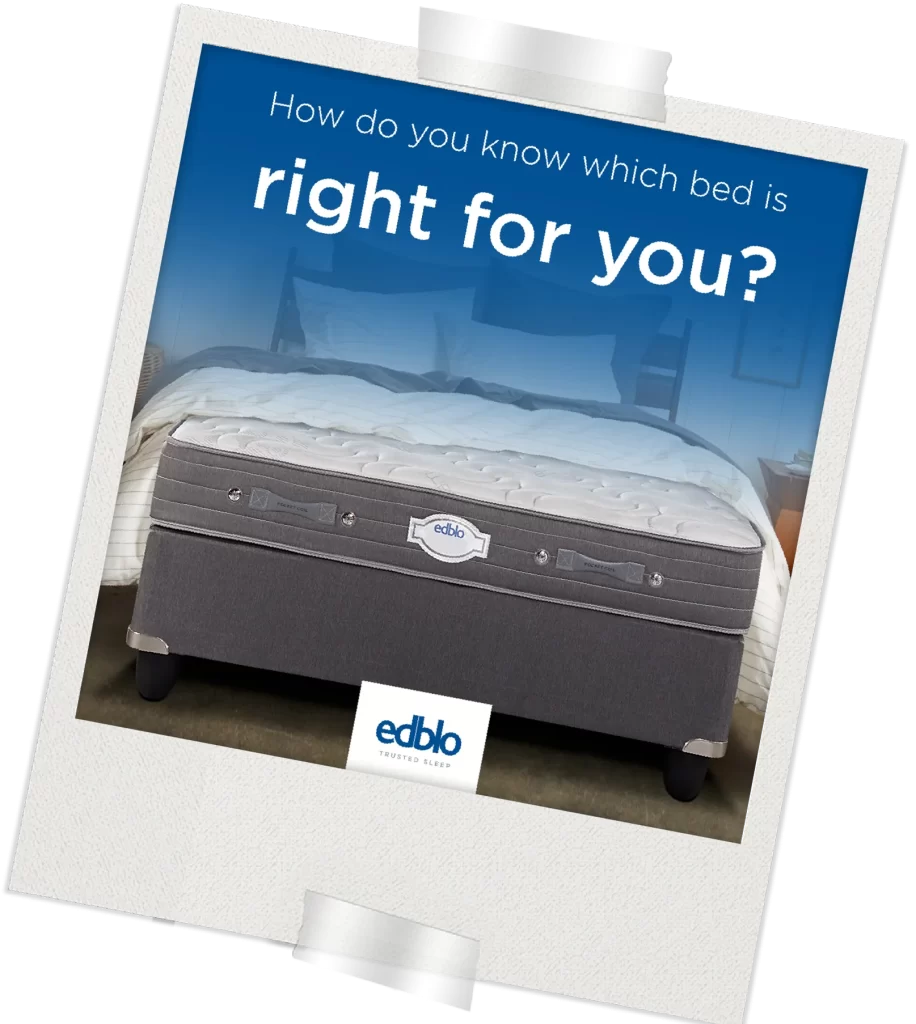 Size, support, comfort... How do you know which is the right bed for you?